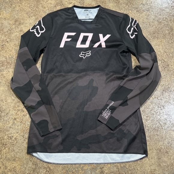 Camo Tops - Fox Racing Women's Long Sleeve Moto Pink Size Small Legion Camo Off Road
